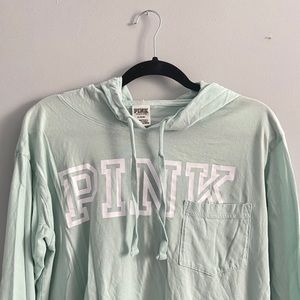 VS Pink Hooded Top
